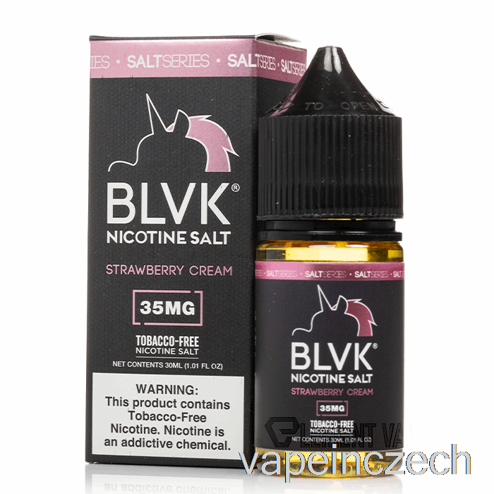 Jahodový Krém Nikotinová Sůl - Blvk - 30ml 35mg Vape Per